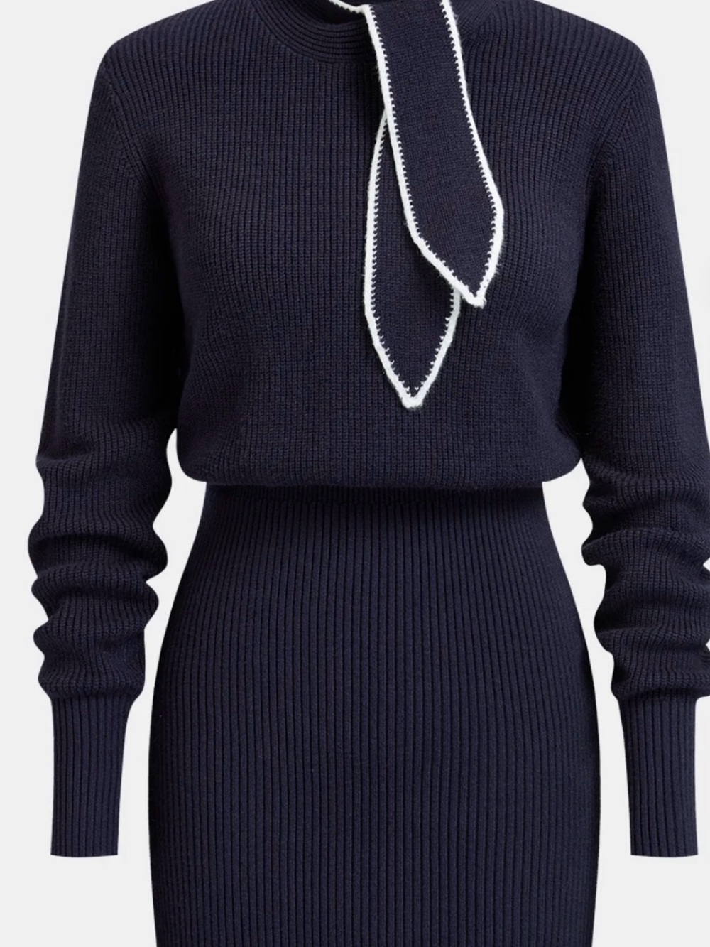 Commense sweater dress Navy - Picture 3 of 4